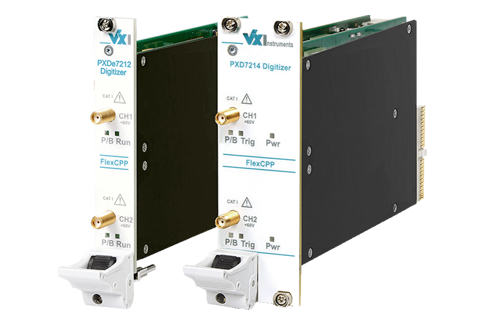 PXD(e)721x PXI/PXIe Waveform Digitizer Familie 120 V und 100 MS/s