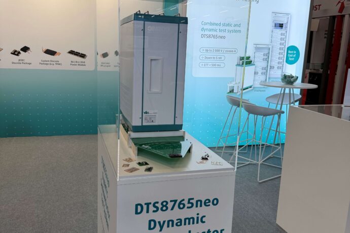 dynamisches Halbleiter Testsystem DTS8765neo - eins der Messehighlights auf der PCIM 2026