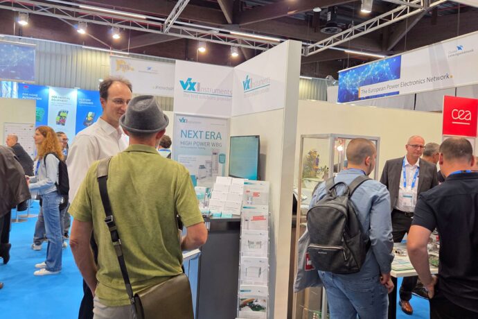 VX Instruments on the ECPE joint stand on PCIM 2026