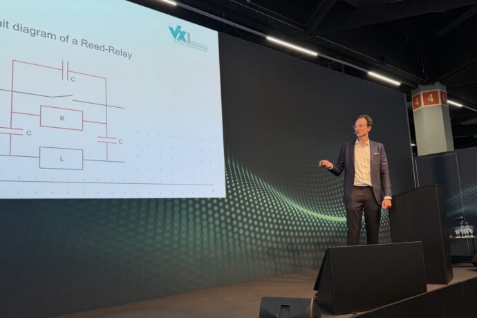 Vortrag "Pico and Kiloampere Measurements in Milliseconds" auf der Technolgy Stage der PCIM